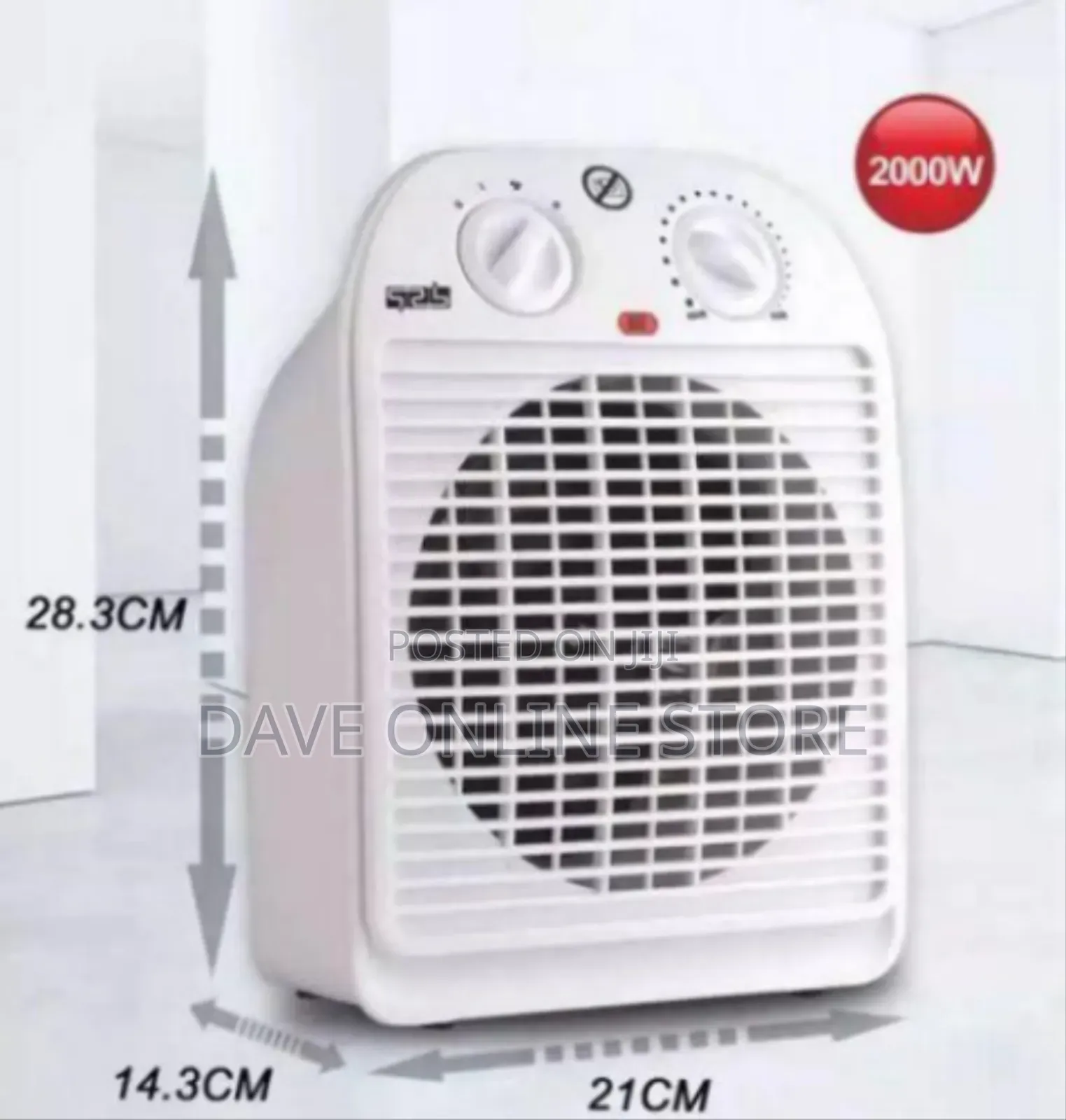DSP Efficient Portable Electric Fan Heater