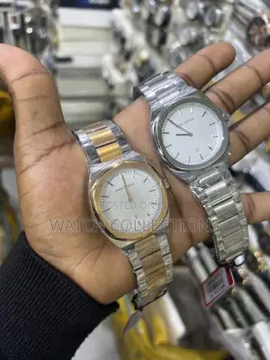 Two-Tone Metallic Strap Watches