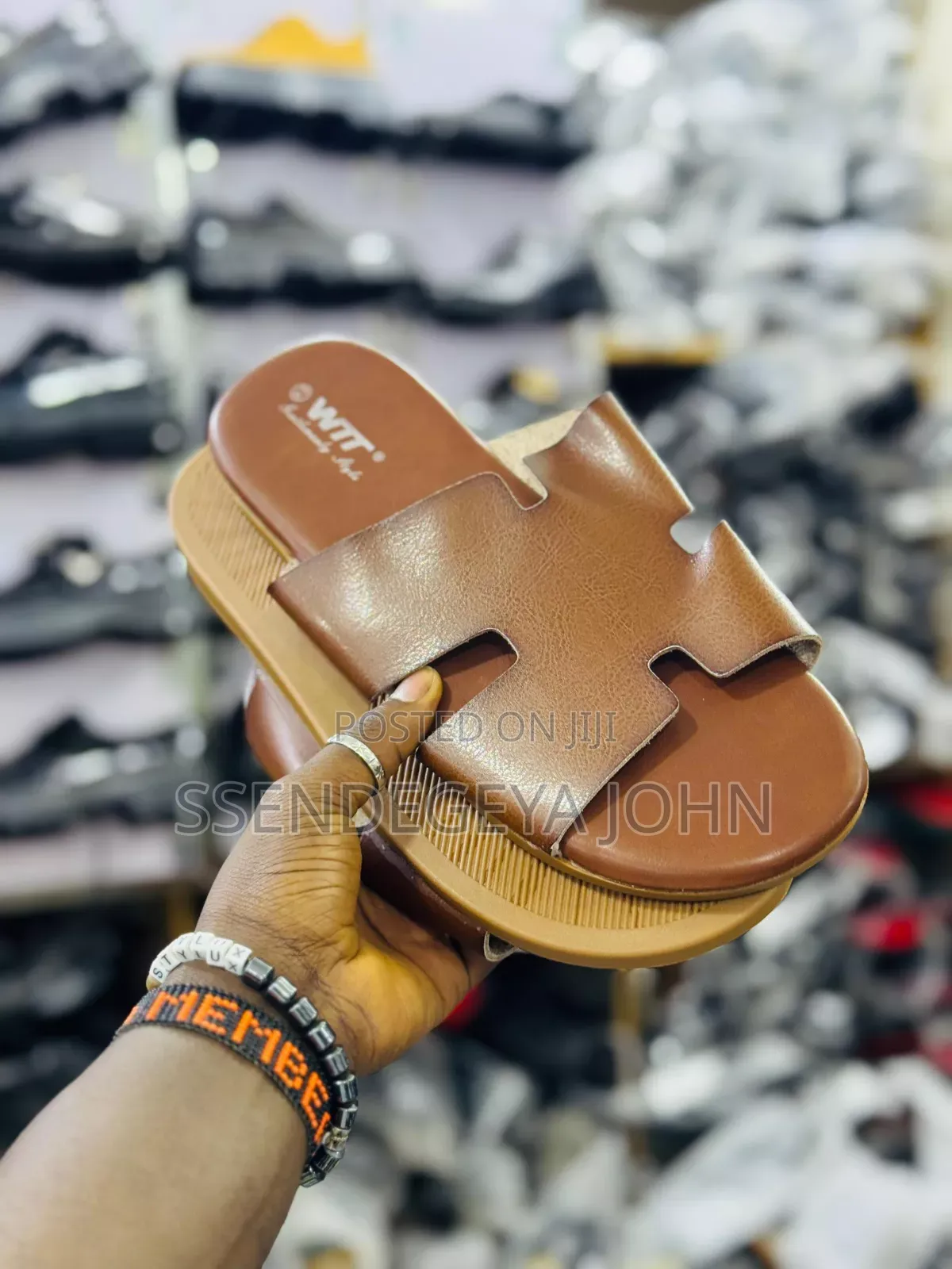 WTT Brand Faux Leather Sandals