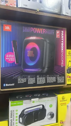 JBL Party Box Encore 2 Bluetooth Rechargeable Speaker With 1 Mic
