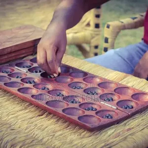 Portable Foldable Mweso Board Game.