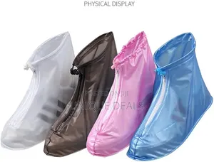Rain Shoe Covers,Men And Women Sole Overshoes With Zipper,