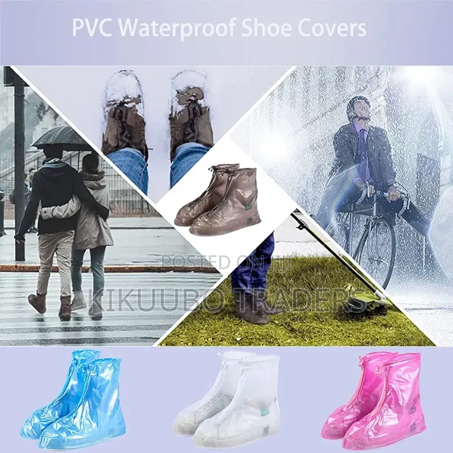 Rain Shoe Covers,Men and Women Sole Overshoes With Zipper
