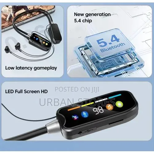 Wireless Neck-Hanging Bluetooth Headset