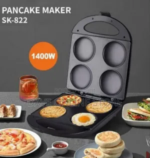 Versatile 4-Hole Electric Pancake and Egg Maker