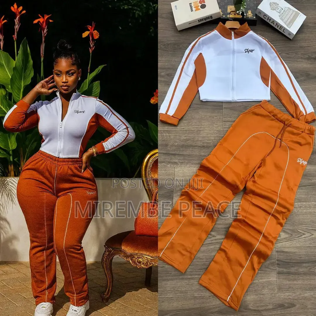 Cropped Zip Up Two-Piece