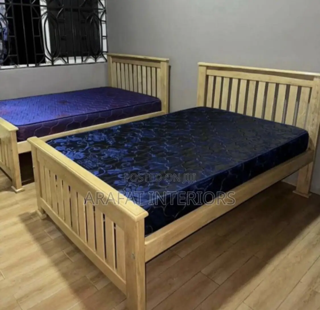  Solid Wood Double Single Bed Set 