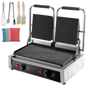 Electro Master Commercial Press Grill 1800w×2