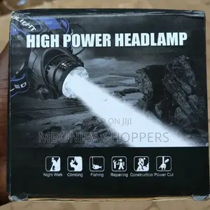 Rechargeable Bright Led Headlamp, Waterproof Camping Headtorch