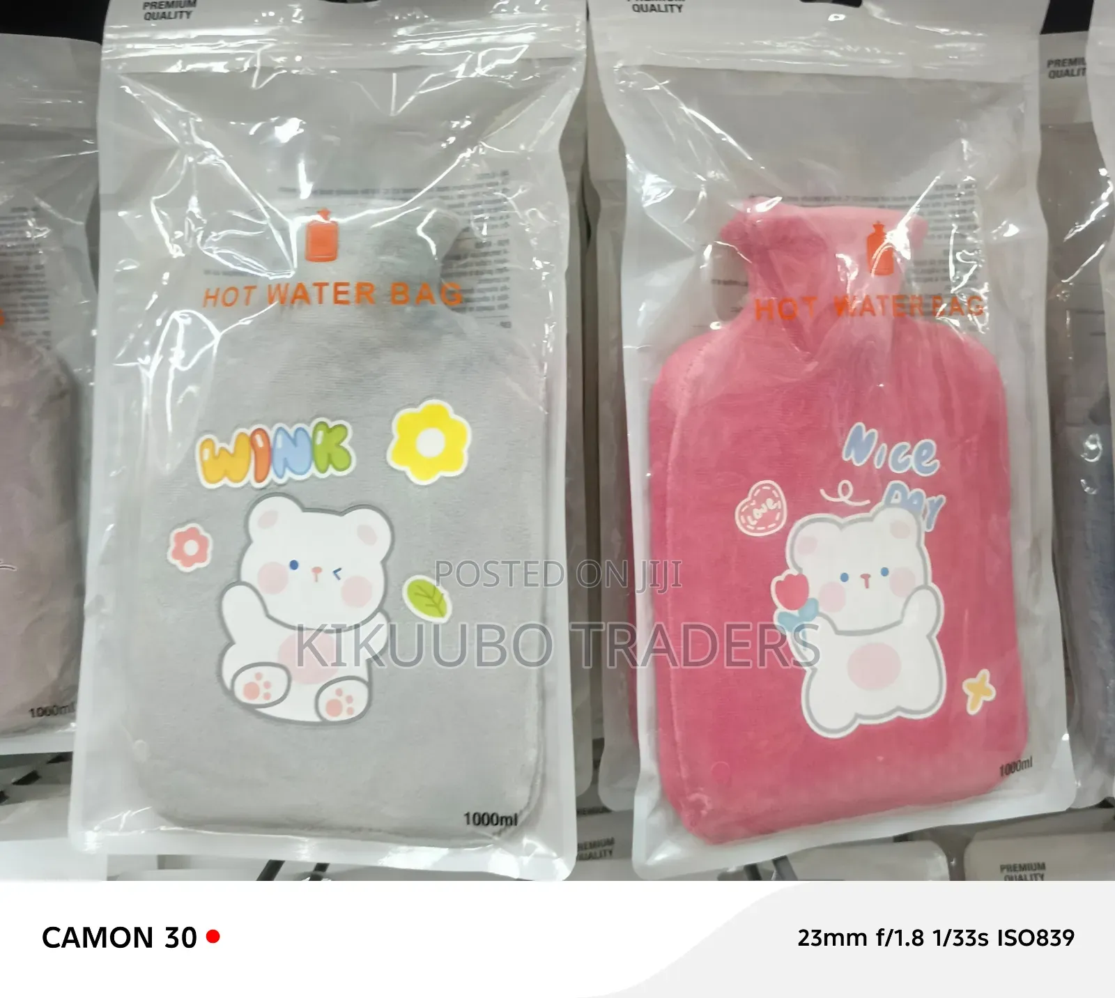 Hot Water Bag With Plush Cover for Pain Relief – Heating Bag