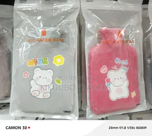 Hot Water Bag With Plush Cover for Pain Relief – Heating Bag