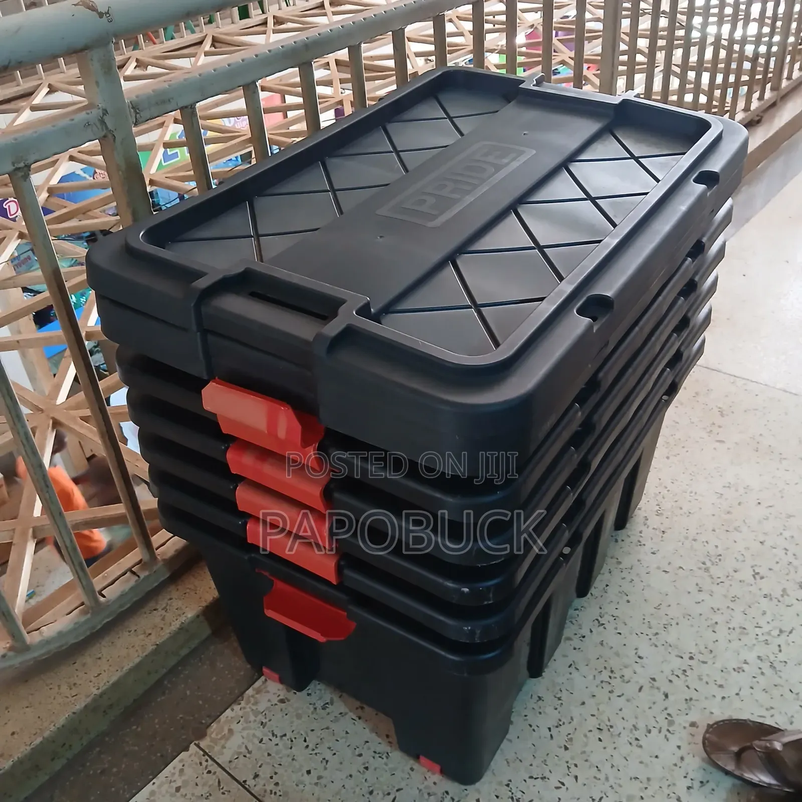 180l Heavy-Duty Plastic Storage Box Both Domestic and Industrial Use