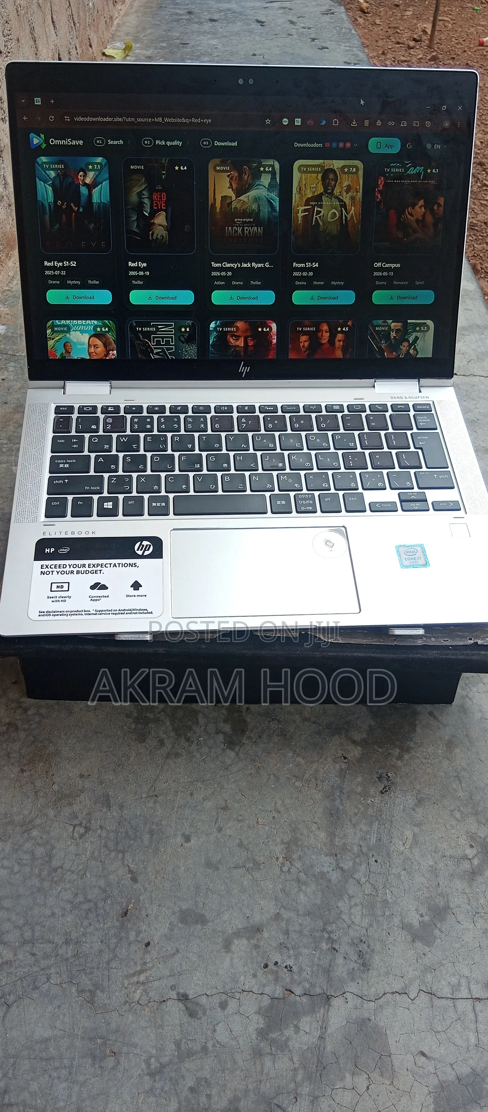 Laptop HP EliteBook 840 G7 8GB Intel Core i7 SSD 256GB