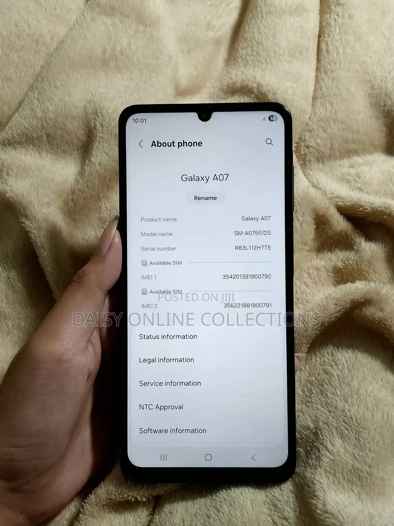 New Samsung Galaxy A07 128 GB Black