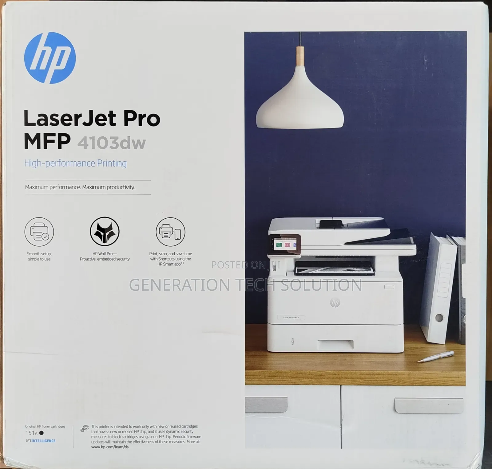 Hp Laserjet Pro MFP 4103dw Printer