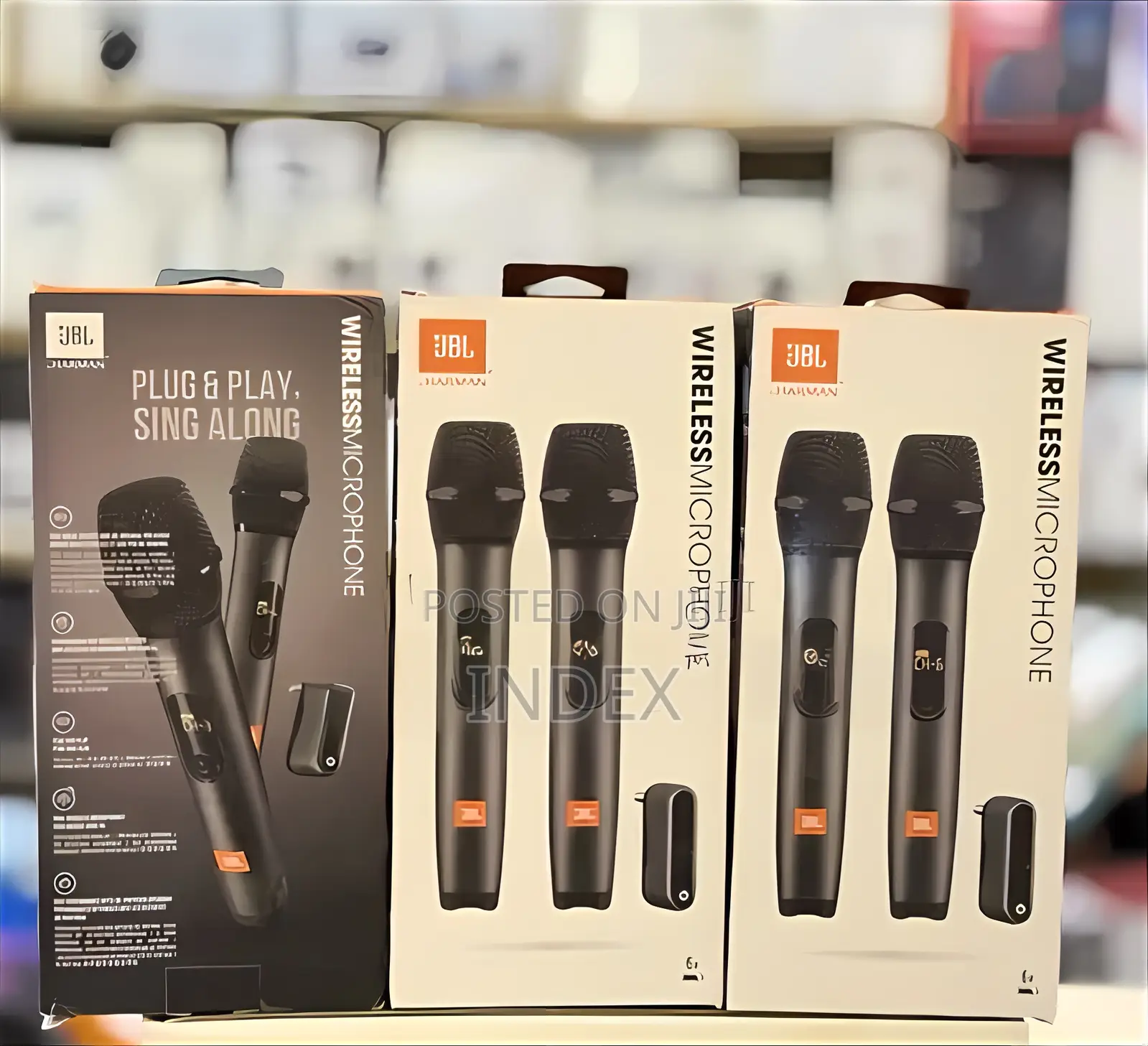JBL Partybox Wireless Microphone Dual (Pair) Rechargeable