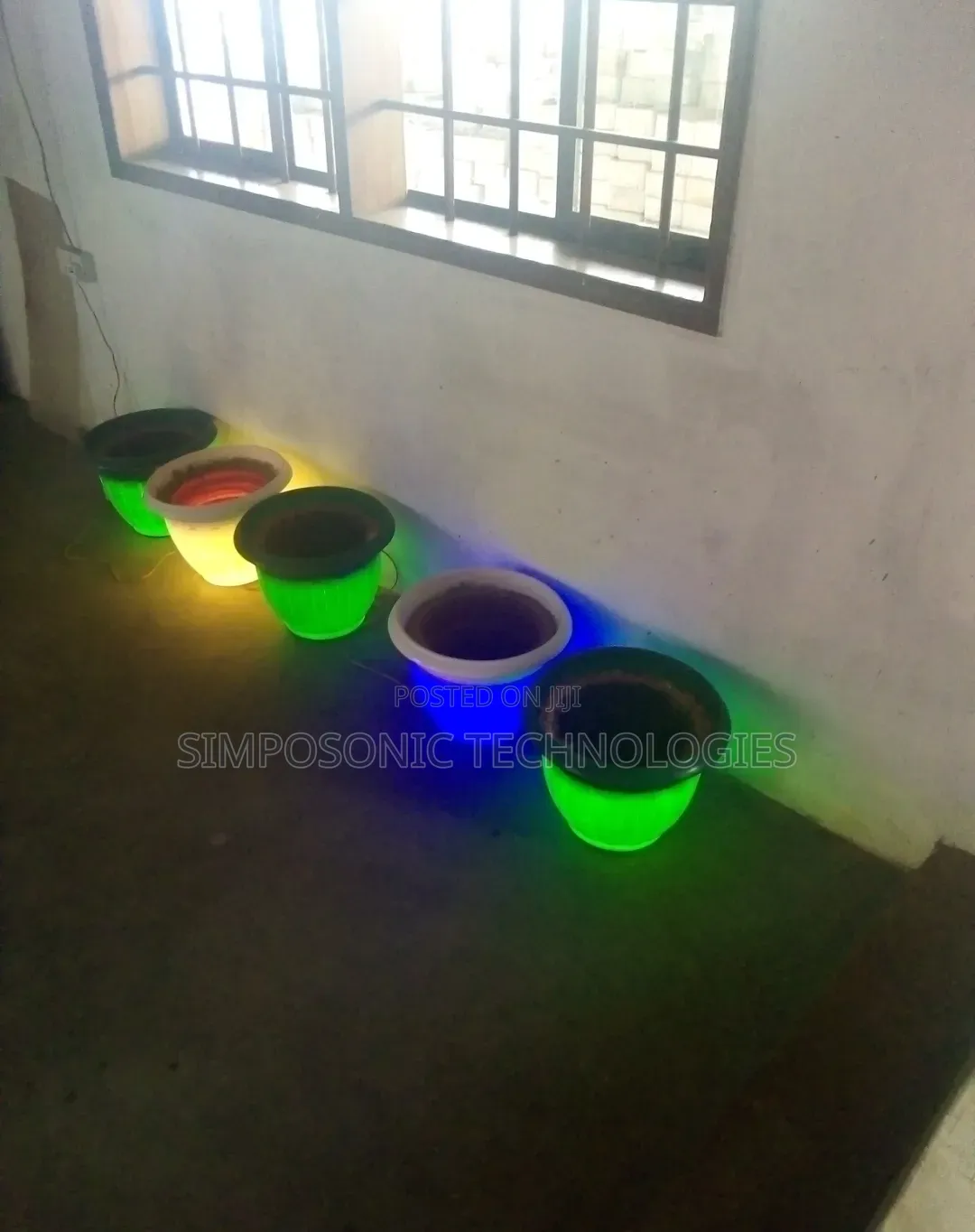 Lighting Flower Pots