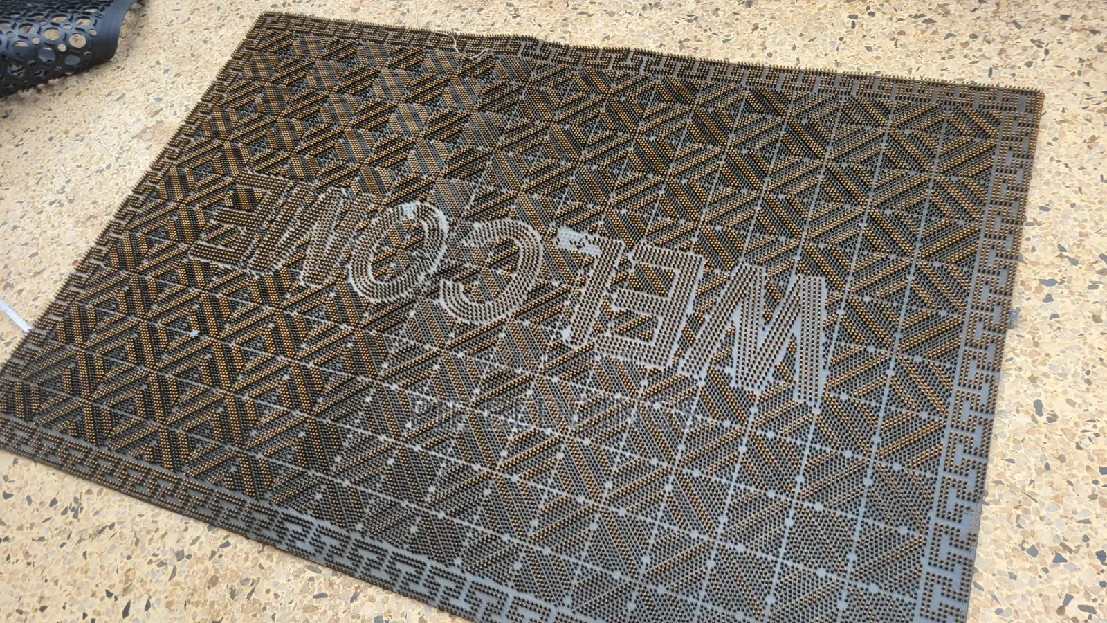 New Large Welcome Rubber Door Mats in 80x120cm