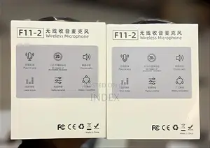 F11-2 Wireless Microphone 3in1 Noise Cancellation Clip On