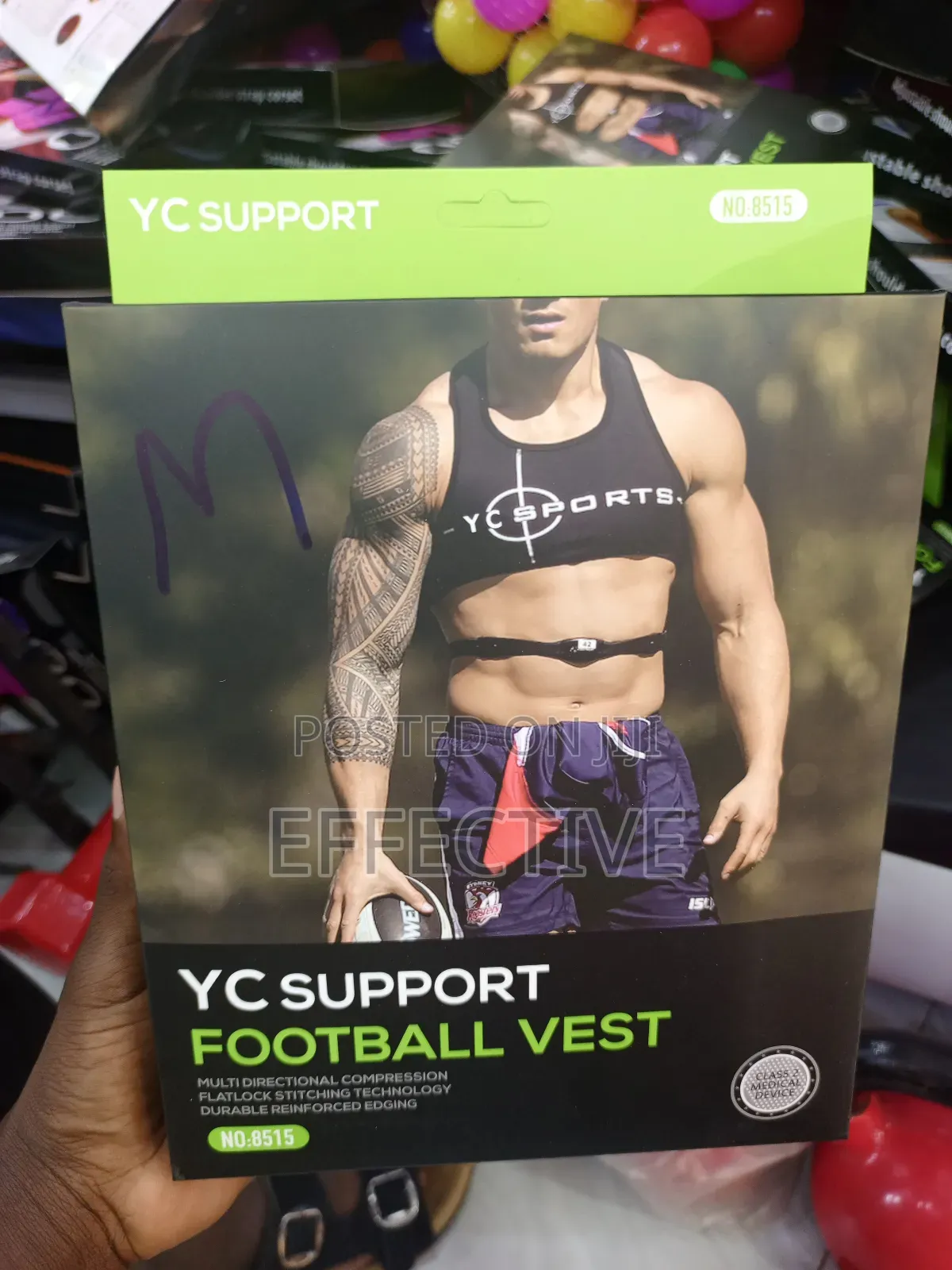 Yc Support Football Vest.
