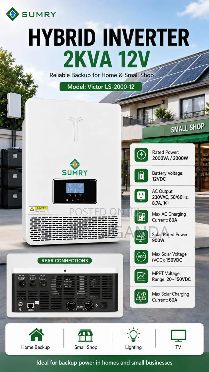 Easy Install Hybrid Inverter 1000w/2000w/3200w Available