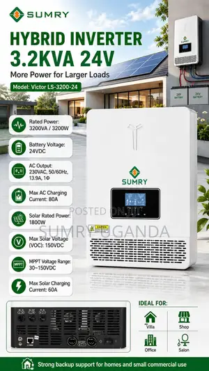 Easy Install Hybrid Inverter 1000w/2000w/3200w Available