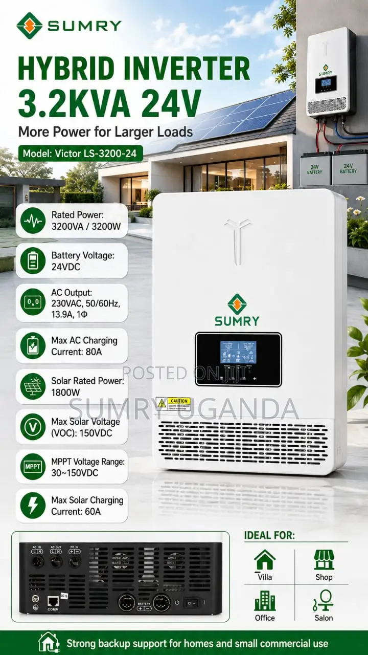 Easy Install Hybrid Inverter 1000w/2000w/3200w Available