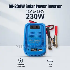230w 12v to 220v Power Inverter Perfect Camping Emergency Home Use
