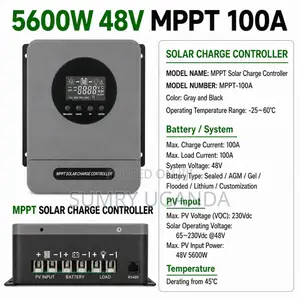 MPPT Solar Charge Controller 40/60/100a – 12/24/48v Auto | Regulator