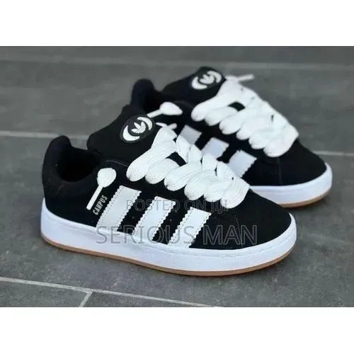 Unisex Campus Black White Classic Sneakers