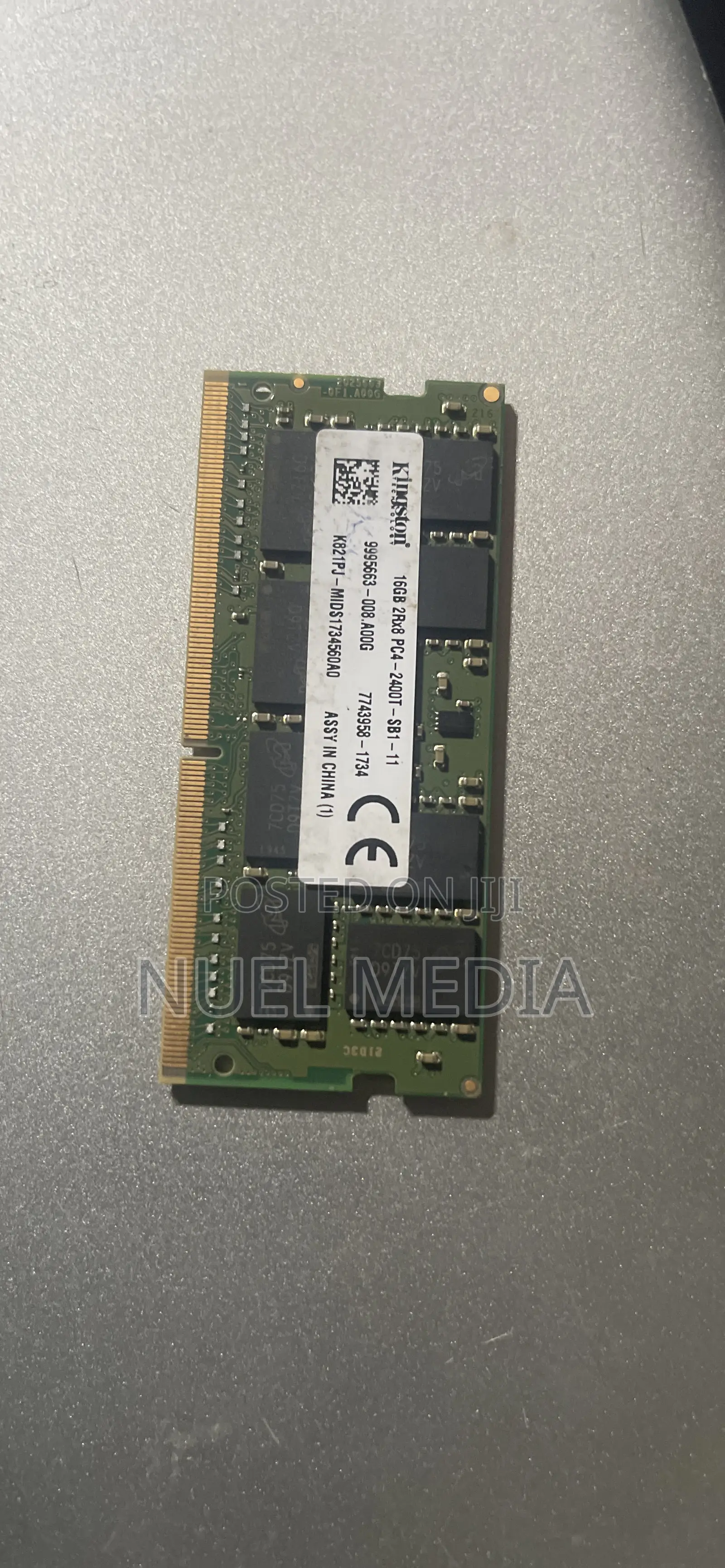 Kingston 16gb 2rx8 Pc4-2400t Ddr4