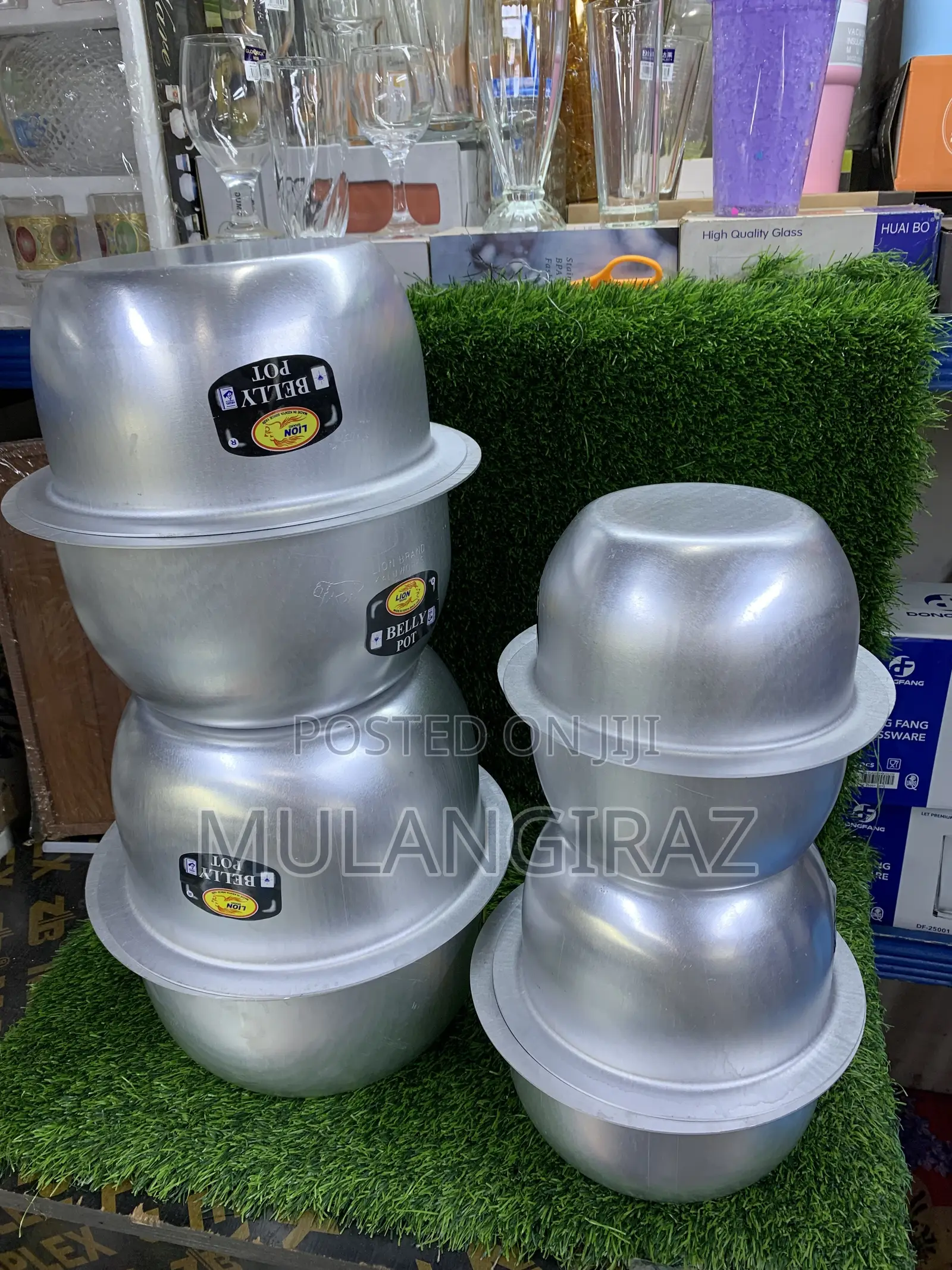 Belly Pot Saucepans 8 Ps