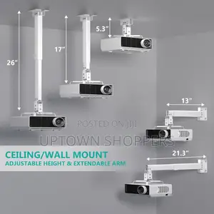Projector Mount Ceiling/Wall - Universal 3-in-1 Bracket