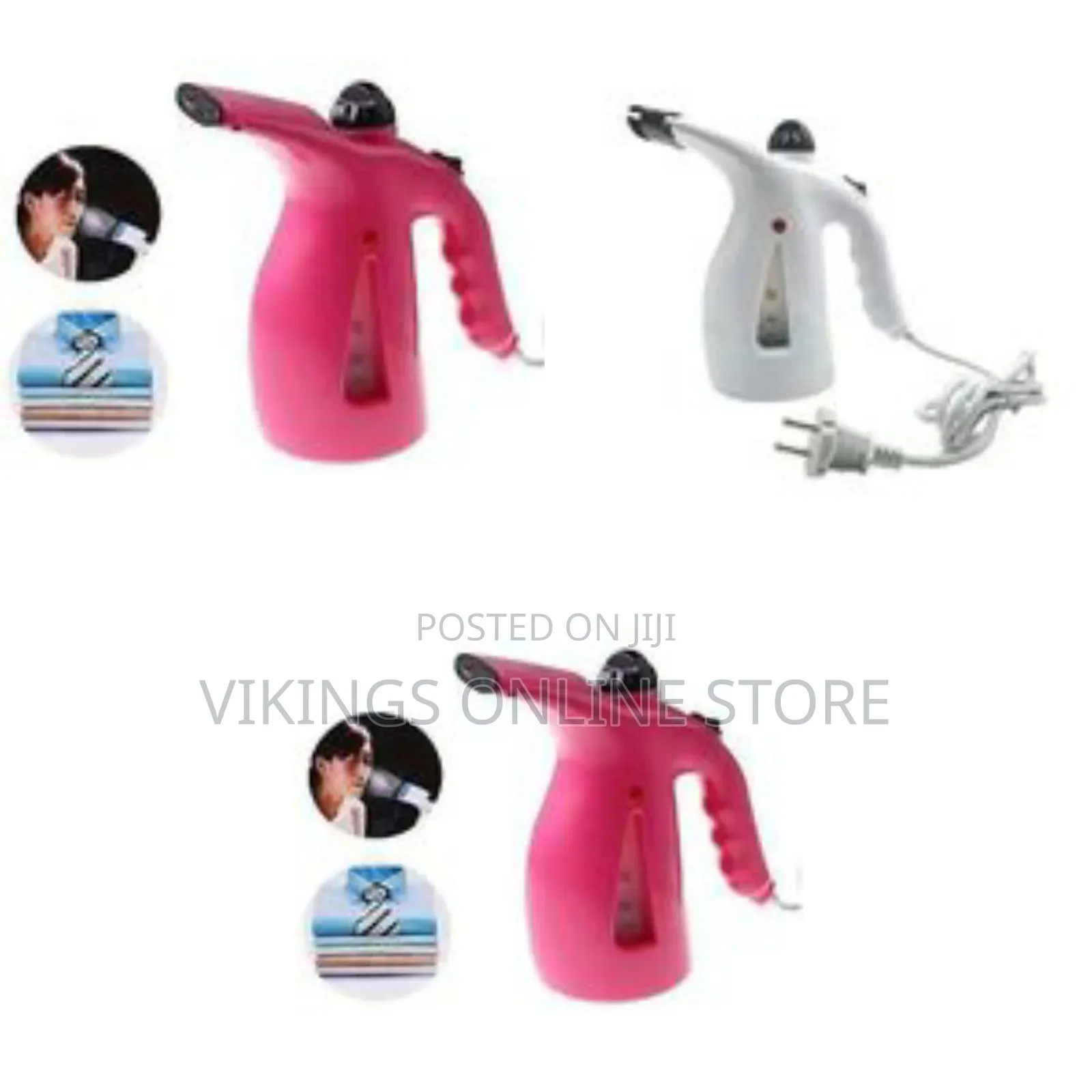 Portable Handheld Garment and Fabric Steamer - Multicolor