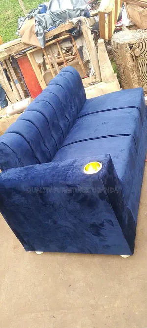 Navy Blue 3 Seater Sofa