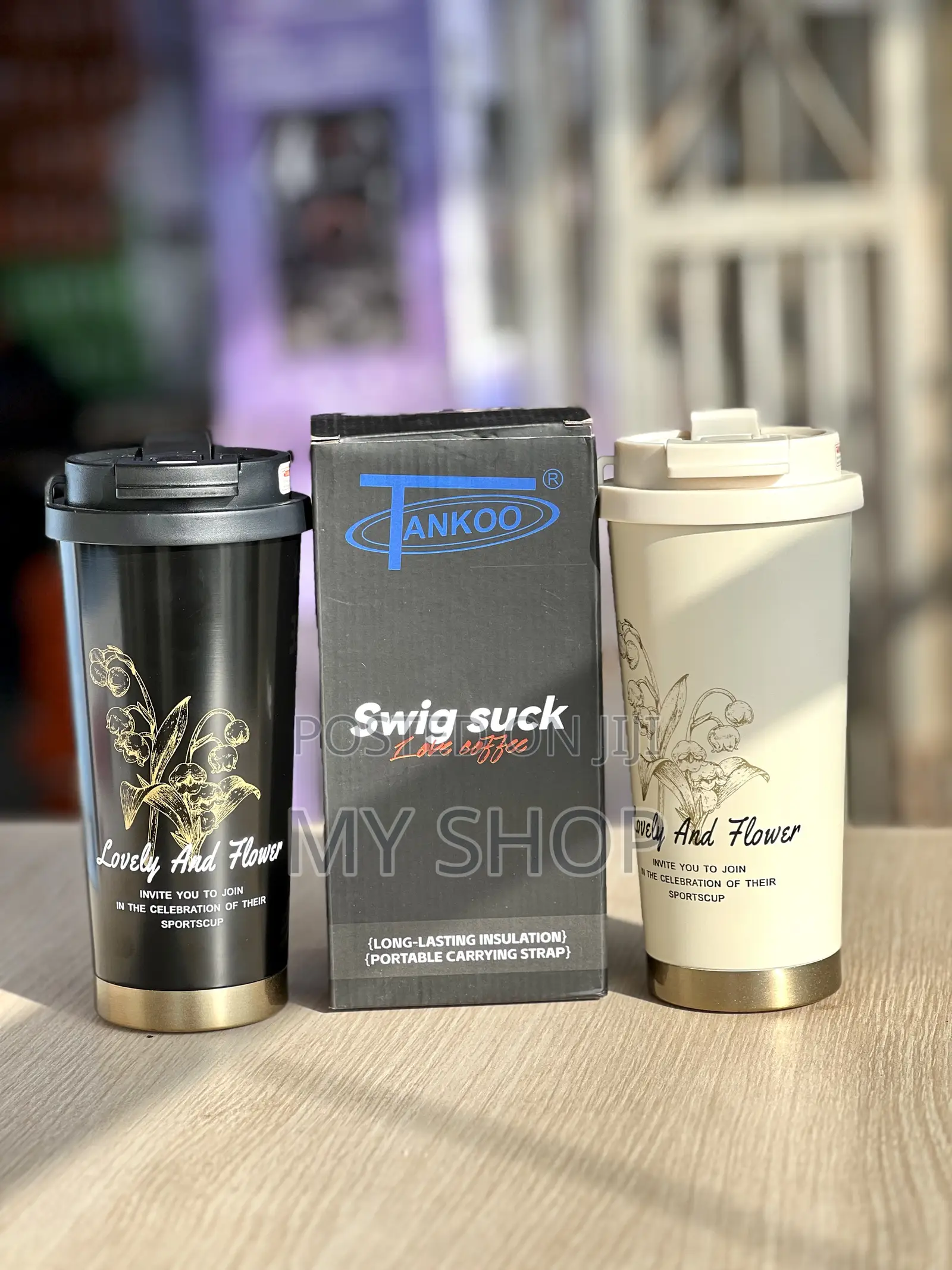 Insulated Travel Coffee Cup – Keeps Drinks Hot Cold for Hours
