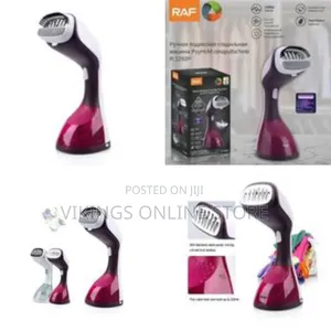 Raf Portable Handheld Garment Steamer With Brush Attachment-Multicolor