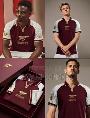 Arsenal 2025/26 Premier League Champions Custom Tribute Jersey