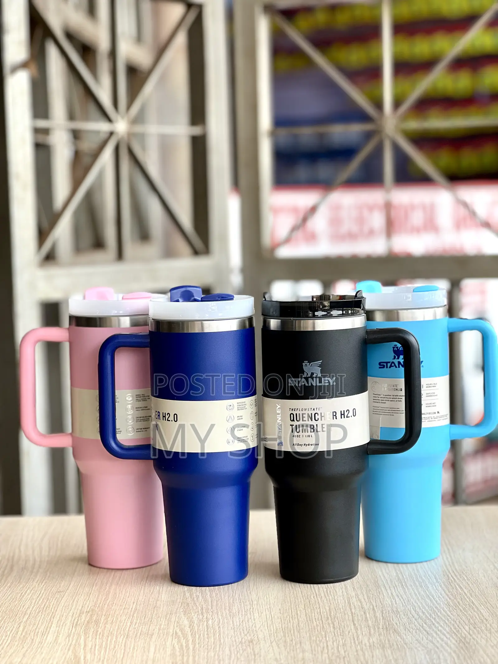 Stanley Tumbler Cup With Handle – Keeps Drinks Hot Cold All Day