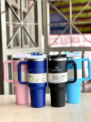 Stanley Tumbler Cup With Handle – Keeps Drinks Hot Cold All Day