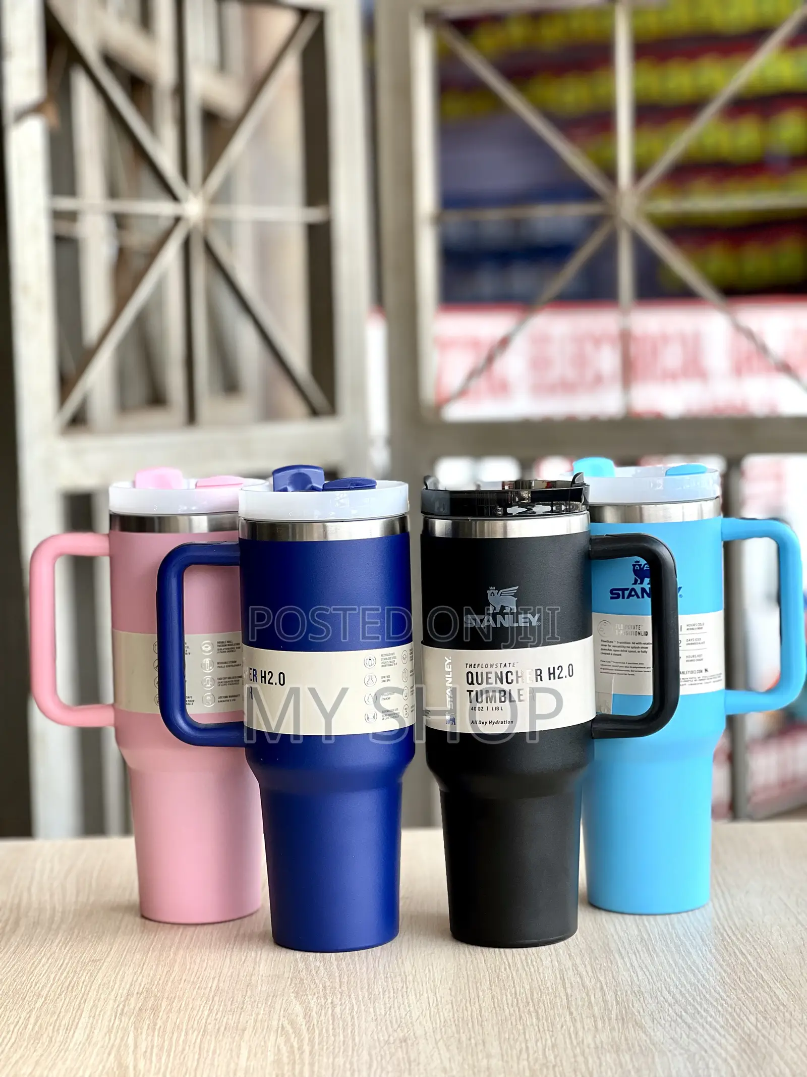 Stanley Tumbler Cup With Handle – Keeps Drinks Hot Cold All Day