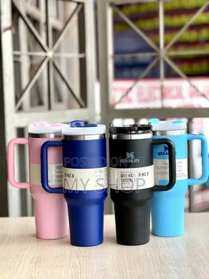 Stanley Tumbler Cup With Handle – Keeps Drinks Hot Cold All Day