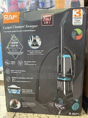 Raf 2-in-1 Carpet Cleaner Sweeper 1200w (Model R.8671) – Brand New