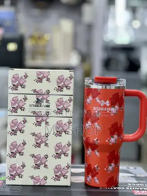 Stylish Stainless Steel Tumblers With Straw Handle