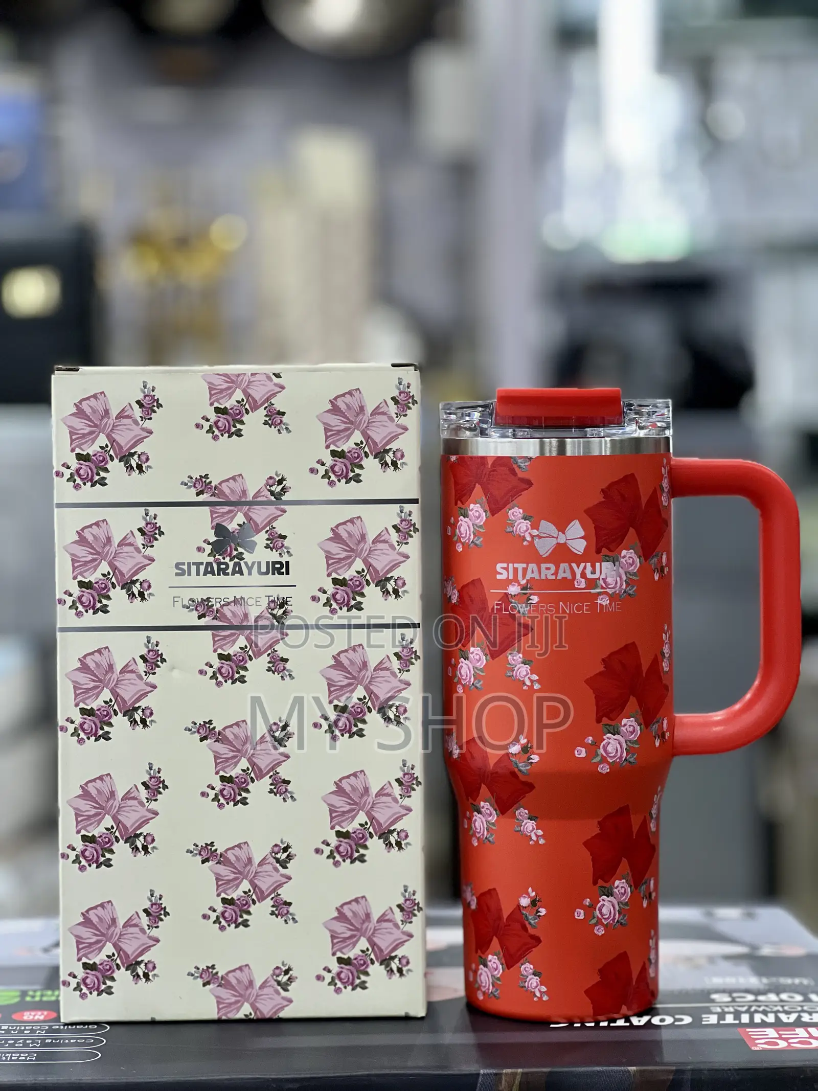 Stylish Stainless Steel Tumblers With Straw Handle