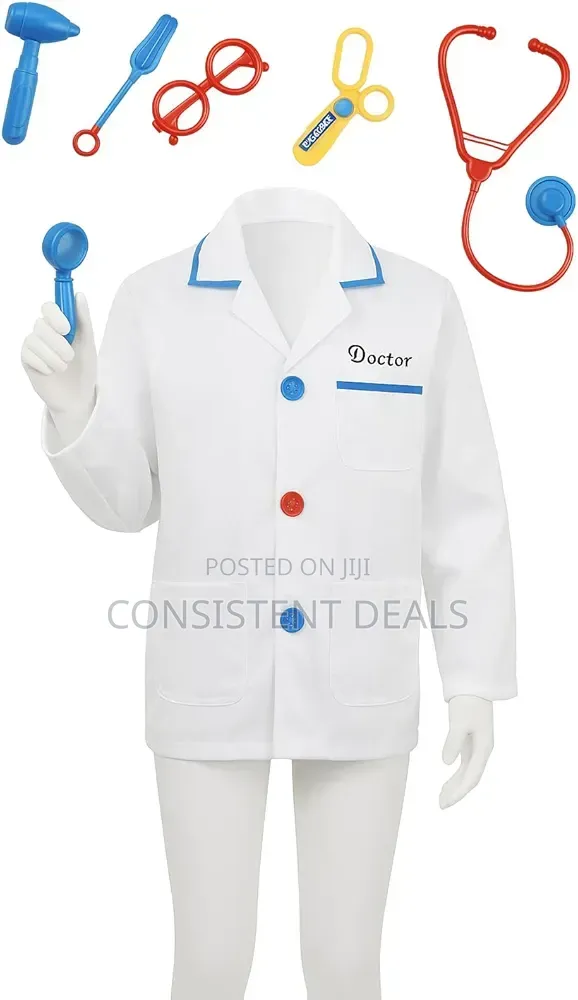 Kids Doctor Costume Dress Up Set