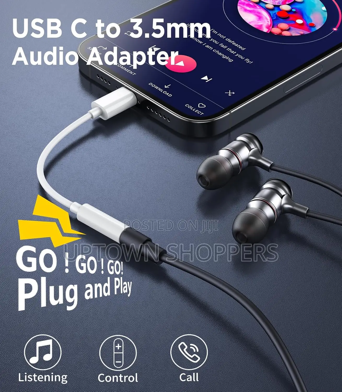 Usb C To 3.5mm Audio Headphone Adapter, Type C To Headphone Jack