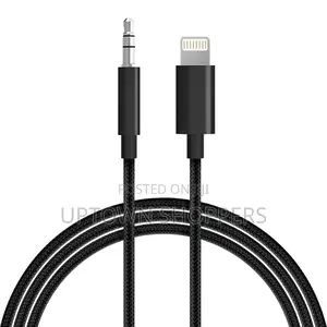 Lightning To 3.5 Mm Aux Cable For Car Stereo, Speaker, Headphone