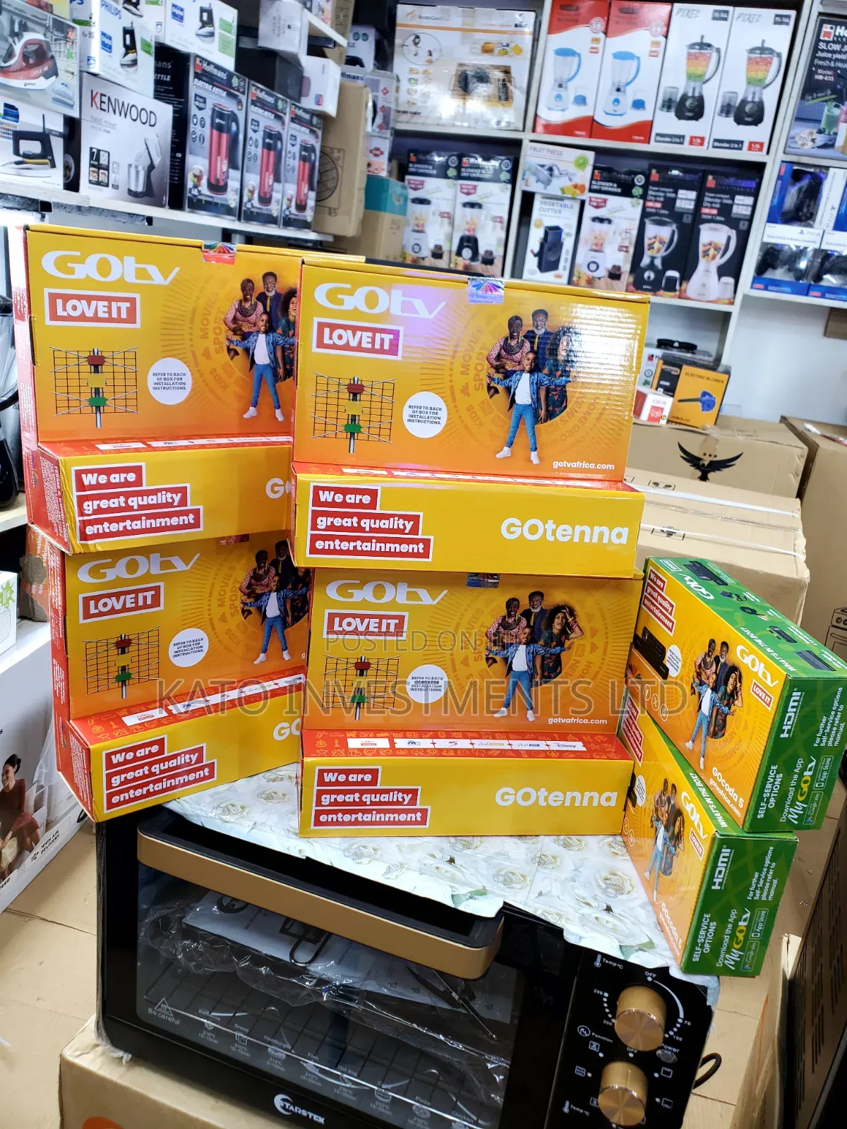 Go Tv Full Kit Decoder Anttena