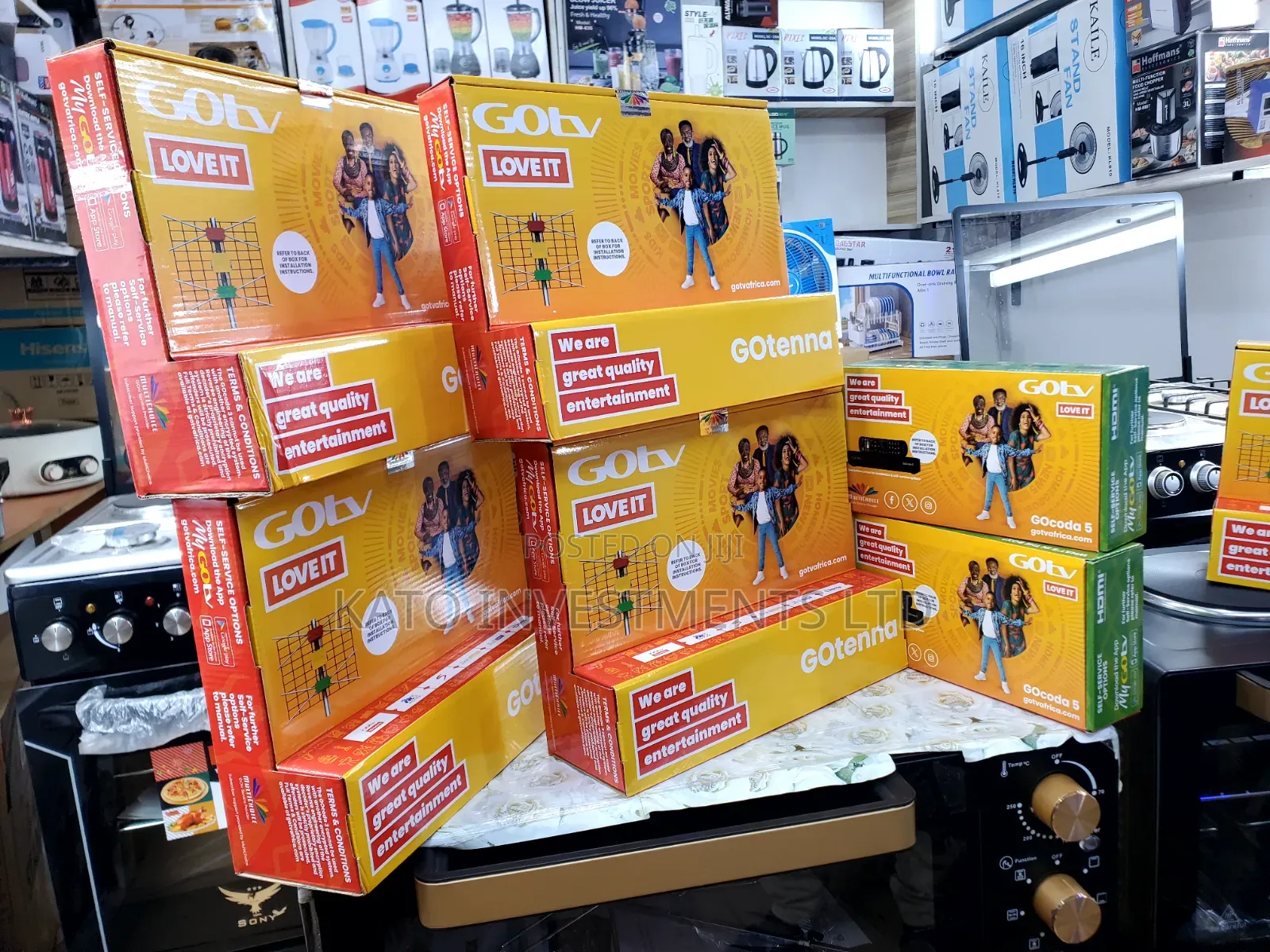 Go Tv Full Kit Decoder Anttena